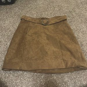 Brown hollister skirt xs
